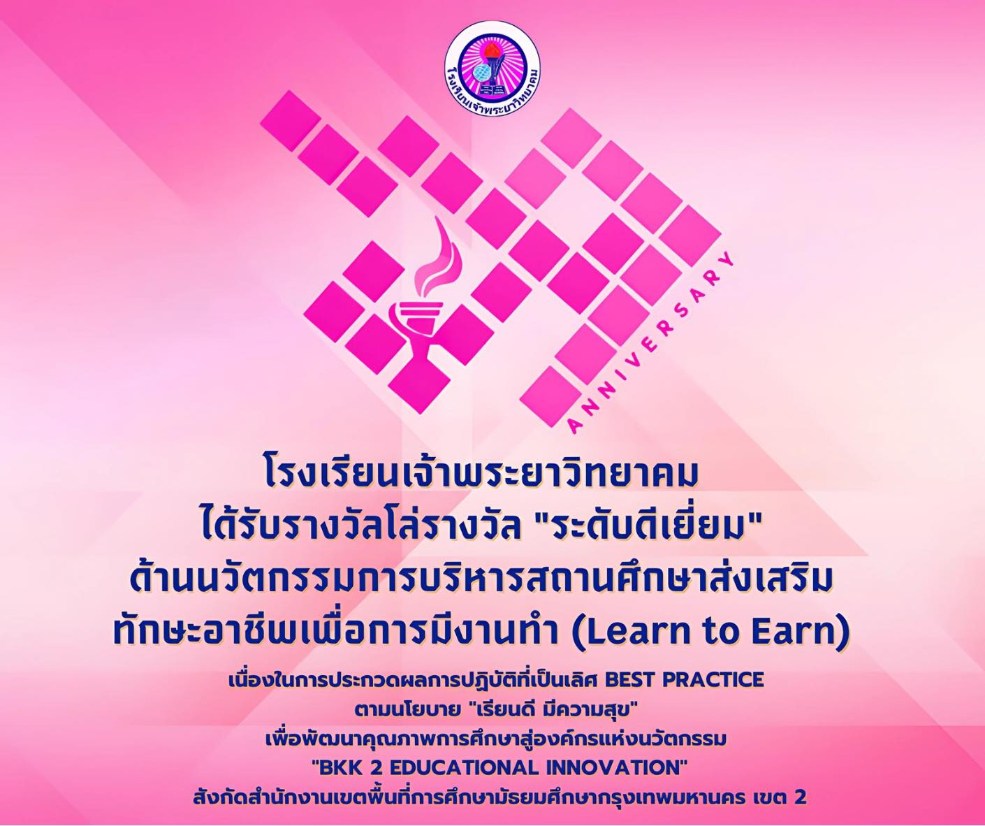 ได้รับโล่รางวัล